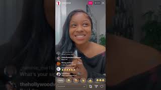 REGINAE CARTER ON IG LIVE WITH REIGN 😍😍😍 SOOO CUTE MUST WATCH PT 1 52120 [upl. by Aicek]