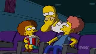 Simpsons and others watching Freaky trailer 2 [upl. by Rennug]