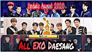 「ALL 23」EXO DAESANG AWARDS COMPILATION Update August 2020 [upl. by Llerud]