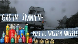 SPANISCHE GASFLASCHE an DEUTSCHES System anschließen  Alles was du wissen musst Vanlife unt4rwegs [upl. by Eilrac]