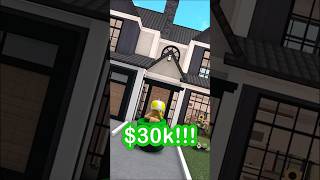 building a 30k bloxburg house 2 story😍 bloxburg roblox shorts robloxbloxburg [upl. by Aihsenal]