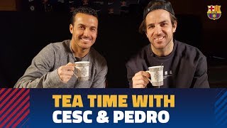 We speak with Cesc and Pedro before ChelseaBarça [upl. by Anrym]