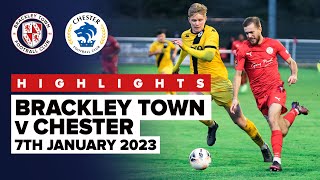 HIGHLIGHTS Brackley Town 1  1 Chester  7th January 2023 [upl. by Zere]