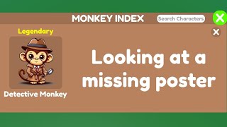 New Update 77  How to find Detective Monkey in Find the Monkeys  Roblox [upl. by Shannen262]