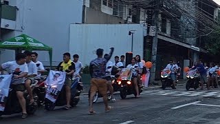 Grand motorcade SA barangay pinyahan inabot Ng gabi 10282023 [upl. by Hardej861]