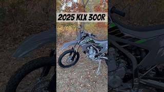 My brand new Kawasaki KLX 300R shorts kawasaki klx klx300r teamgreen 2025 dirtbike gray [upl. by Nyrrat830]