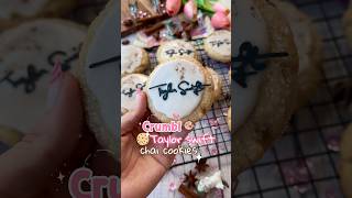 Crumbl cookies al estilo Taylor Swift  chai tea cookies postres receta [upl. by Orual]