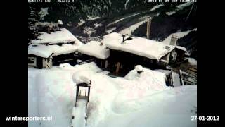 Gastein Schiefe Alm webcam time lapse 20112012 [upl. by Viridis182]