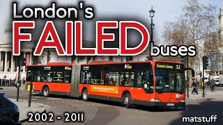 Londons Failed Buses  The Bendy Bus [upl. by Grizel]