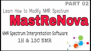 How to modify NMR Spectrum  MastReNova software  Hindi Tutorial [upl. by Atinas]