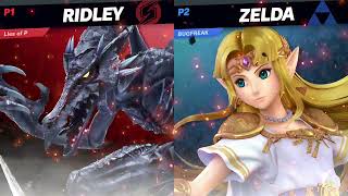 violet vexel Zelda vs CrayolaBrain Ridley Ultimate Tournament  Dont Get Tilted 97 SSBU [upl. by Dorin]