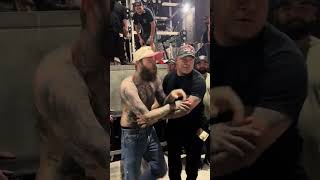 Security stops Post Malone from meeting fans [upl. by Akselaw]