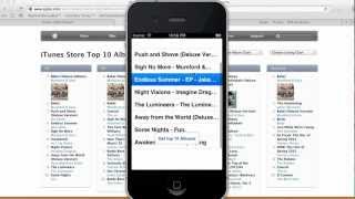 JSON Parsing Tutorial  Xcode 45  Top 10 iTunes Albums [upl. by Aikkan750]