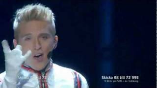 Danny Saucedo  Amazing Live in Melodifestivalen 2012 [upl. by Hatty]