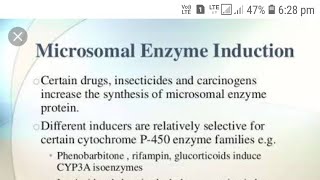 Microsomal Enzyme Indunction Rifampicin Isoniazid Phenytoin [upl. by Darom866]