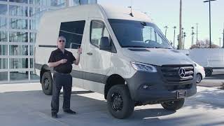 2023 MercedesBenz Sprinter Cargo Van Review  Walkaround [upl. by Ennairrek]