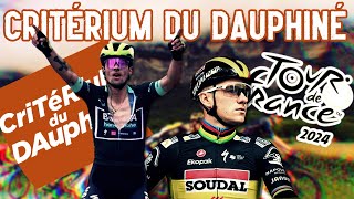 CRITERIUM DU DAUPHINE 2024 sur Tour de France 2024 en entier [upl. by Hsital]