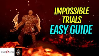 EASY Step by Step Guide Impossible  Surtr Trials Key Farming Walkthrough  God of War [upl. by Anavoj]