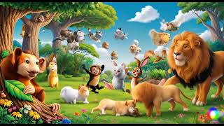 Animals Go Wild at Dance Party Song Compilation FUN [upl. by Caresa]