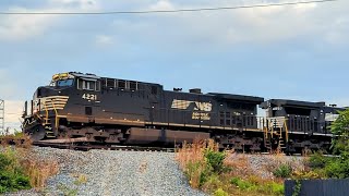 Westbound NS mixed manifest with EOT BNSF DPU facing East heading to Cincinnati [upl. by Doughman]