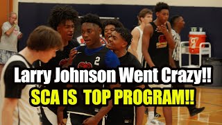 Larry Johnson Nassir Cunningham and DeMarco Johnson are Elite SCA is a top high school program [upl. by Gyasi]