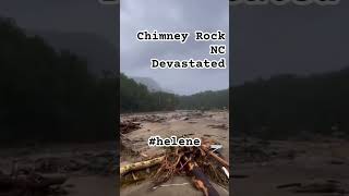 Chimney Rock NC devastated hurricane icane [upl. by Crane]