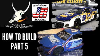 How To Build The New Salvinos JR Models NASCAR Next Gen Camaro Part5 Ep214 [upl. by Aneehsirk]