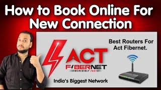 How to book ACT fibernet online for new Connection  Book Online ACT Fibernet Broadband on Mobile [upl. by Newol]