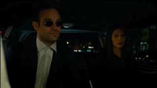 Daredevil 2x06 Elektra convinces Matt to go to the Gala [upl. by Ynnod803]