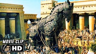 Trojan Horse Scene  TROY 2004 Brad Pitt Movie CLIP HD [upl. by Arodaeht]