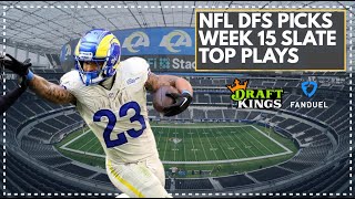 NFL DFS Picks Week 15 2023 Main Slate  Top Picks for DraftKings amp FanDuel [upl. by Ruford729]