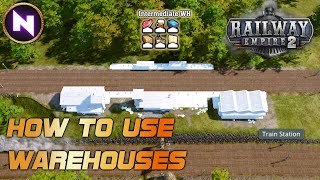 How To Use WAREHOUSES Effectively  03  Railway Empire 2  Lets Try [upl. by Kcirdec]