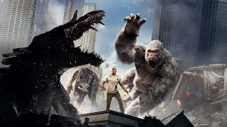 Rampage  Hindi Dubbed Full Movie  Dwayne Johnson Malin Åkerman  Rampage Movie Review amp Story [upl. by Affra265]