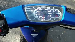 Yamaha BWS 50 MBK Booster 50cc Top Speed Full Stock [upl. by Avehs306]