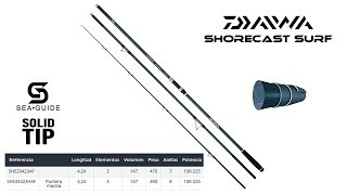 CAÑA DE SURFCASTING DAIWA SHORECAST SURF 33 423 [upl. by Yorgen]