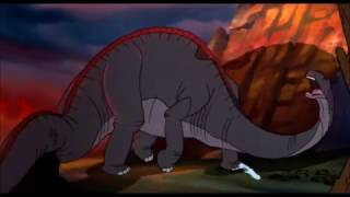 The Land Before Time Littlefoots Mother Vs Sharptooth [upl. by Eelegna360]