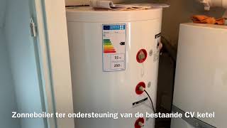 12x305WP pv systeem met zonneboiler [upl. by Willock]