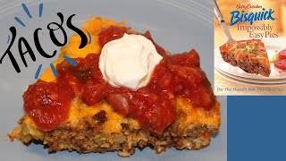 Betty Crocker Bisquick Taco Pie Recipe [upl. by Hartman636]