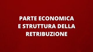 Parte economica e struttura della retribuzione [upl. by Eatnoid]