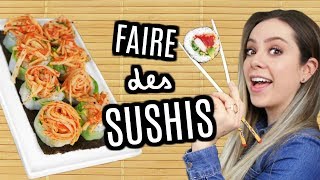 COMMENT FAIRE DES SUSHIS FACILEMENT [upl. by Gamal]