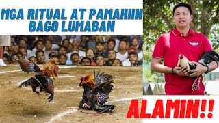 Sabong Tips Mga Ritual At Pamahiin Na Pwedeng Makatulong Para Manalo [upl. by Ahsenid]