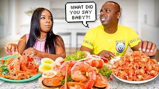 WERE ABOUT TO GO THROUGH IT AGAIN SEAFOOD BOIL MUKBANG WITH THE CRYER FAMILY [upl. by Peterec]