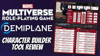 Are the Demiplane Marvel Multiverse Roleplaying Game Character Builder Tools Good [upl. by Zawde]