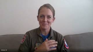 OceanCitycom interviews Major Kristin Wolf an F35A stealth fighter pilot for the US Air Force [upl. by Oregolac]