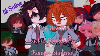 My Hero Academia react to Soukoku as the transfer students  Full Version  Lazy [upl. by Jerrold62]