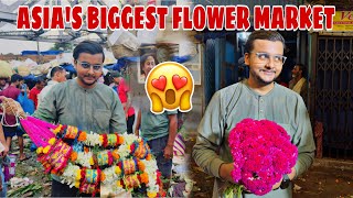 Asias biggest flower market Kolkata  Mullick Ghat flowers kolkata sultansheikhvlog dailyvlog [upl. by Hazard666]