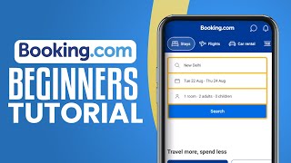 How To Use Bookingcom App  Bookingcom App Tutorial 2023 [upl. by Anivlac]