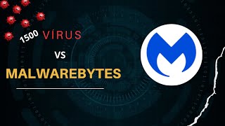 Malwarebytes vs Vírus  Teste de antivírus  Teste Malwarebytes 2023 [upl. by Ellehsim]