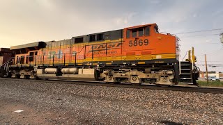 BNSF 6209 Lead’s The ESLPBKM050A With DP CP amp 25th Anniversary 72124 [upl. by Waneta904]