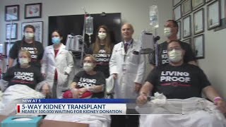 Kidney donors and recipients meet at Ohio State Wexner Medical Center [upl. by Nitsej]